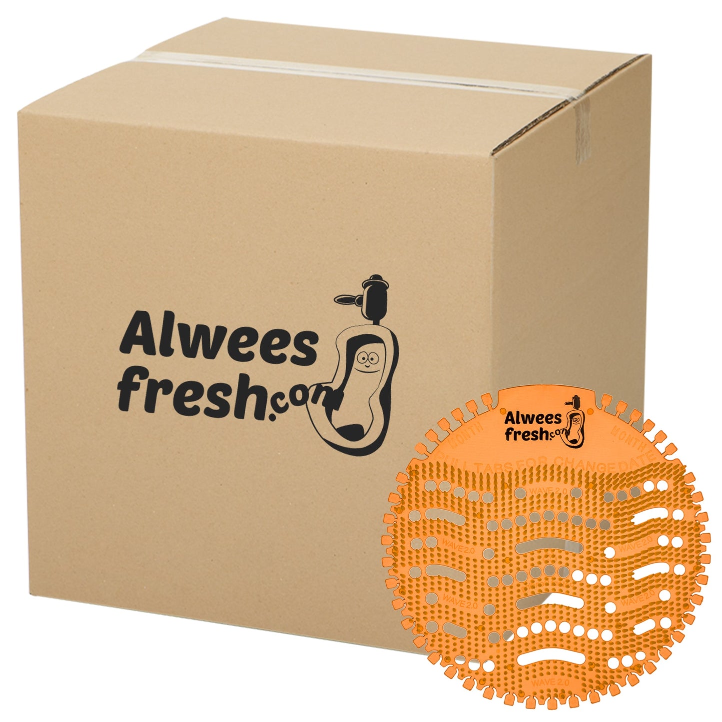 Urinal-Siebe, Deodorant, exotischer Mango-Duft, Box mit 200 Sieben