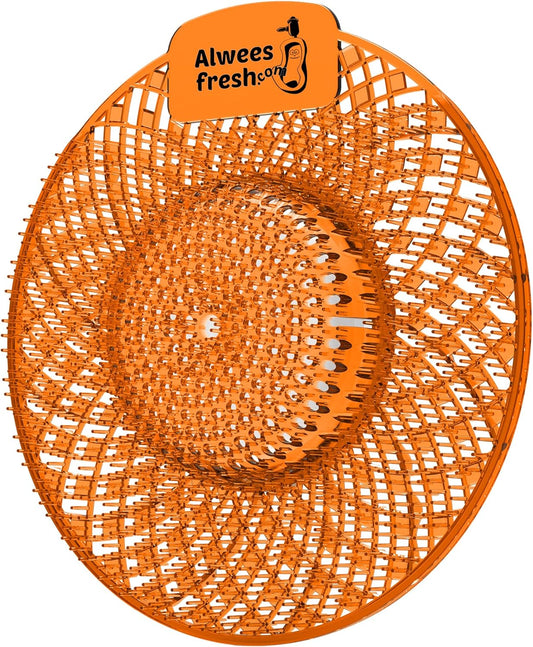 Spiral Urinal Mats 4-in-1 Mango Fragrance Pack of 5