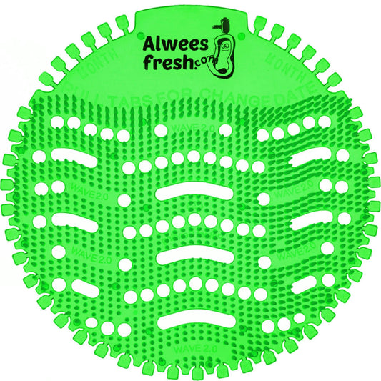 Urinal Screens Deodoriser Green Apple Fragrance Case of 10 Screen