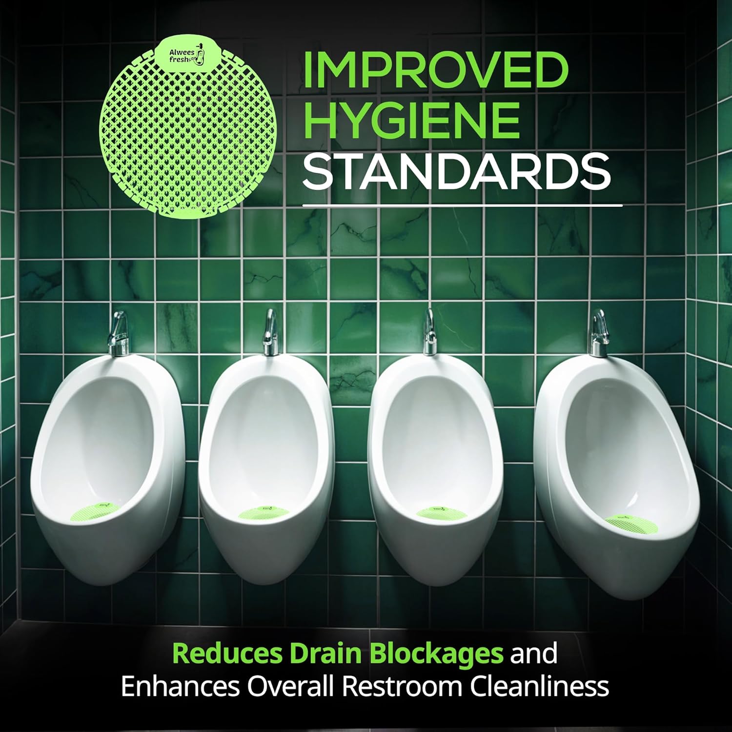 Slope 10 Urinal Screen Kiwi Fragrance Pack of 10