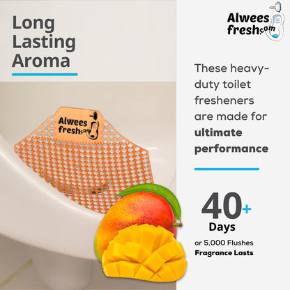 Ultimate 3D Urinal Screens Deodoriser Exotic Mango Fragrance Case of 10 Screen